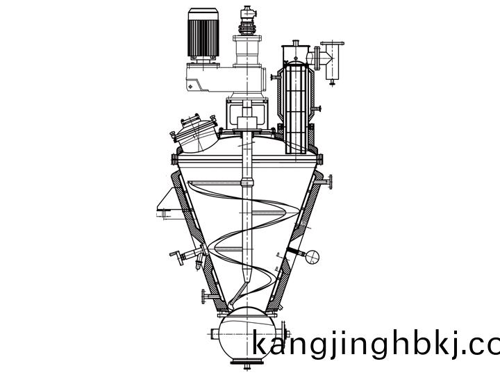 空(kong)心(xin)螺(luo)帶錐(zhui)形(xing)真(zhen)空榦燥(zao)機